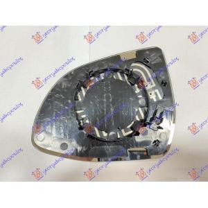 STAKLO RETROVIZORA SA GREJACEM (ASFERICNO) Leva str. BMW X6 (F16) (2014-2019) (OEM: 51167291219)