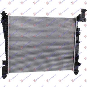 HLADNJAK MOTORA 5.7i/6.4i BENZIN (AUTO) (63.7x51.5x2.5) JEEP GRAND CHEROKEE (2014-2017) (OEM: 55038001AG, 55038001AH)