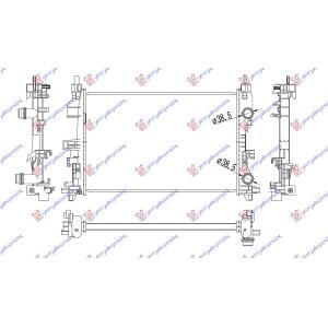 HLADNJAK MOTORA 2.4 BENZIN AUTOMATIK (608x398) JEEP RENEGADE (2014-2018) (OEM: 68247208AA)