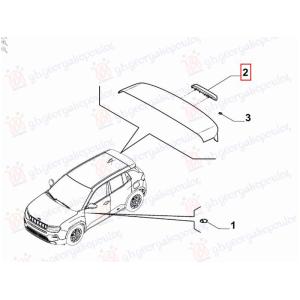 TRECA STOP LAMPA (O) JEEP AVENGER (2022-) (OEM: 9825453680, 9851419380)