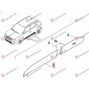 LAJSNA PREDNJIH VRATA (O) Desna str. JEEP AVENGER (2022-) (OEM: 735768130)