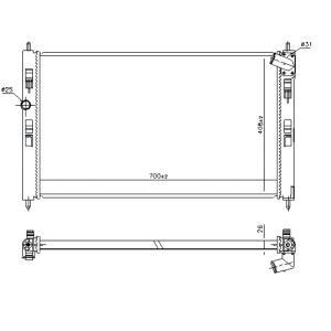 HLADNJAK 1.6 DI-D DIZEL MANUAL (700x410) CITROEN C4 AIR CROSS (2012-2015) (OEM: 1350A763, 1611262980)