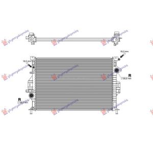 HLADNJAK MOTORA BENZIN/DIZEL (650x410x26) (TIP CALSONIC) (KOYO) CITROEN BERLINGO VAN (2019-) (OEM: 1786805, CV618005FA)