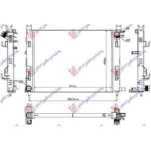 HLADNJAK MOTORA BENZIN-DIZEL (+A/C) (51x40.8x2.7) 12 DACIA LOGAN-MCV (2012-2016) (OEM: 214100078R)