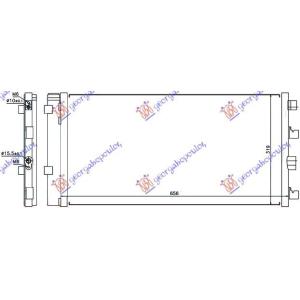 HLADNJAK KLIME 1.5 DCi (62x32.5) DACIA DUSTER (2010-2017) (OEM: 8200880551)