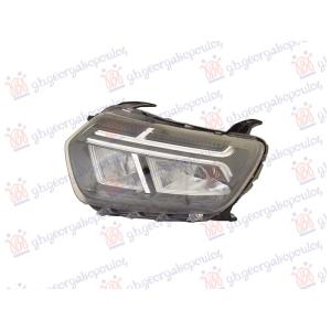 FAR SA LED (LED/H1/LED) (DEPO) Desna str. DACIA DUSTER II 2022-2024 (HM) (OEM: 260101613R, 260109550R)