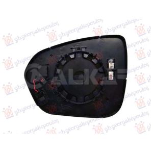 STAKLO RETROVIZORA SA GREJACEM (MRTAV UGAO) (2+2 PIN) (KONVEKSNO) Desna str. DACIA DUSTER (2024-) (OEM: 963651875R)