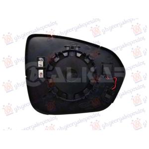 STAKLO RETROVIZORA SA GREJACEM (MRTAV UGAO) (2+2 PIN) (KONVEKSNO) Leva str. DACIA DUSTER (2024-) (OEM: 963666688R)