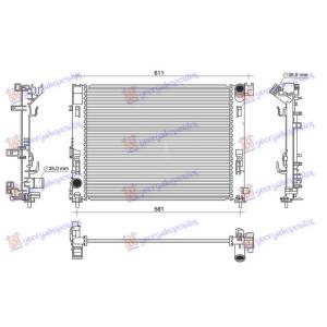 HLADNJAK MOTORA 0.9 IG-T BENZIN - 1.5 dCi DIZEL (510x395x12) (KOYO) DACIA SANDERO (2020-) (OEM: 214105FA0A)