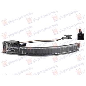 MIGAVAC U ELEKTRICNOM RETROVIZORU LED (2 PIN) Leva str. DACIA SPRING (2021-) (OEM: 261659456R)