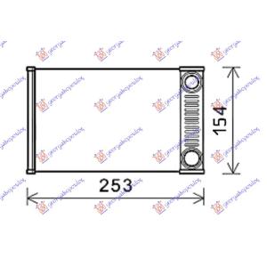 GREJAC KABINE(205x150) CHEVROLET AVEO SDN-H/B (2012-) (OEM: 1618446, 95018021)