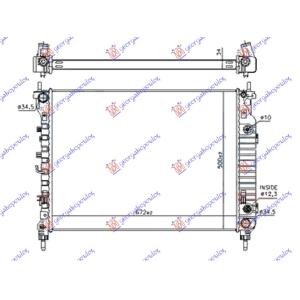 HLADNJAK MOTORA 2.2 TDCi AUTOMATIK DIZEL (670x500x34) CHEVROLET CAPTIVA (2012-) (OEM: 4818254, 4819583, 20982435)