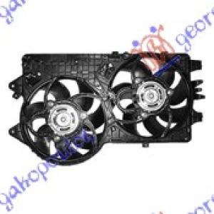 VENTILATOR KOMPLET 1.9 JTD(+A/C) DUPLI FIAT PUNTO EVO (2009-2012) (OEM: 55700992, 55703903)