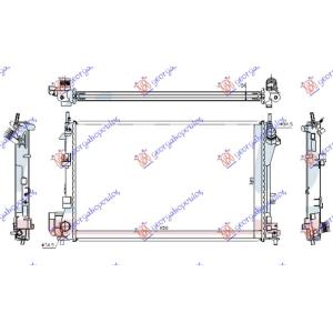 HLADNJAK MOTORA 2.0-2.2-3.2 BENZIN 2.0-2.2 DIZEL MANUAL LEMLJEN FIAT CROMA SW (2005-2009)