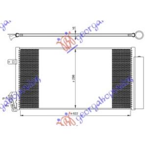 HLADNJAK KLIME DIZEL (63x30) FIAT DOBLO (2009-2015) (OEM: 51838048)