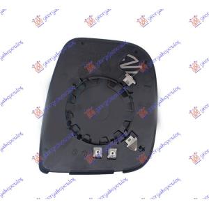 STAKLO RETROVIZORA SA GREJACEM (KONVEKSNO) Leva str. FIAT DOBLO (2025-) (OEM: 1608181280, 1616869480, 9808748080)