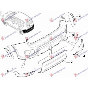 ZADNJI BRANIK PM (4X4/TREKKING) (O) FIAT PANDA NEW (2012-) (OEM: 96525561)