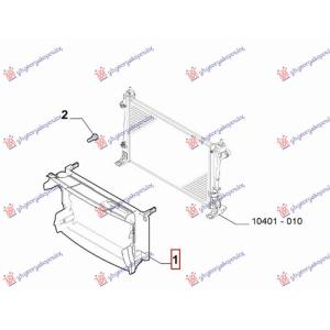 USMERIVAC VAZDUHA PREDNJEG BRANIKA (O) FIAT PANDA NEW (2012-) (OEM: 52168666)