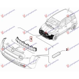 APSORBER PREDNJEG BRANIKA (CROSS) (O) FIAT PANDA NEW (2012-) (OEM: 51977664)