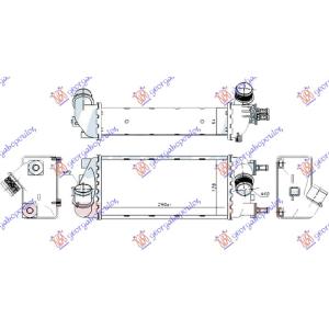 HLADNJAK INTERCOOLERA 1.3 DIZEL -09 BENZIN 29x13x6,5 FIAT PANDA NEW (2012-) (OEM: 51855481, 51930049)