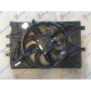 VENTILATOR KOMPLET (+AC) 0.9-1.4 TURBO FIAT 500 L (2012-2017) (OEM: 51887951, 52066195)