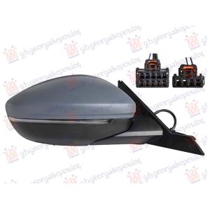 RETROVIZOR ELEKTRICNI PM (MIGAVAC) (SENZOR) (10OTV/5 PIN + 4OTV/2 PIN) (A KVALITET) (KONVEKSNO STAKLO) Desna str. FIAT 600 (2023-) (OEM: 735787915)