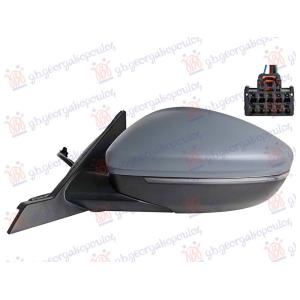 RETROVIZOR ELEKTRICNI PM (MIGAVAC) (10OTV/5 PIN) (A KVALITET) (KONVEKSNO STAKLO) Leva str. FIAT 600 (2023-) (OEM: 735787919)