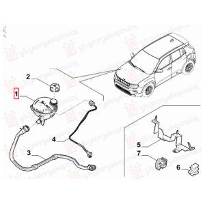POSUDA ZA ANTIFRIZ (O) FIAT 600 (2023-) (OEM: 9824198680)