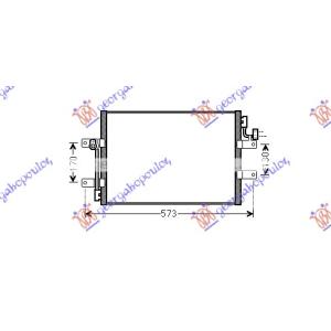 HLADNJAK KLIME 1.3 JTD (45x35x16) 03- FIAT ALBEA (2005-) (OEM: 51722816)