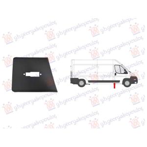 LAJSNA STUBA PREDNJIH VRATA CRNA (PREDNJI DEO) (KRATKA/DUGA SASIJA) (SA OTVOROM ZA GABARITNO SVETLO) Desna str. FIAT DUCATO (2014-2020) (OEM: 735684307, 735755231)