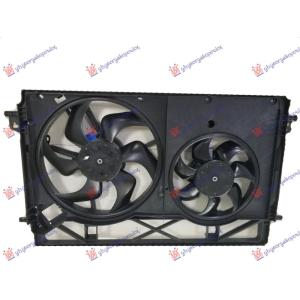 VENTILATOR (DUPLI) KOMPLET (1.6 CDTi DIZEL) FIAT TALENTO (2016-) (OEM: 214816680R, 214818795R, 4423432)