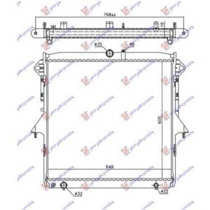 HLAD.MOT. 2.2-3.2 TDCi (605x640x16) KOYO FORD RANGER (2012-2015) (OEM: 1734395, 1735292, 5231226)