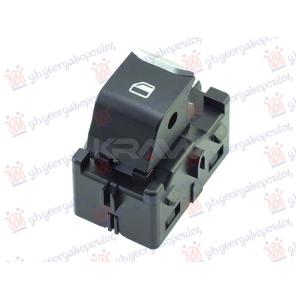 PREKIDAC U PREDNJIM/ZADNJIM VRATIMA CRNI/HROM (5 PIN) Desna str. FORD GALAXY (2015-2019) (OEM: 1946782, 2002214, 5309525)
