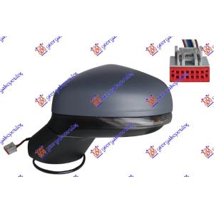 RETROVIZOR ELEKTRICNI SA GREJACEM PM (MIGAVAC) (6 PIN) (A KVALITET) (KONVEKSNO STAKLO) Leva str. FORD PUMA GEN-E (2024-) (OEM: 2384117, L1TB17E715AA)