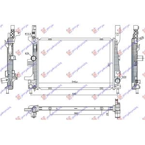 HLADNJAK MOTORA 1.5 TDCi AUTOMATIK DIZEL (546x351x26) FORD TRANSIT/TOURNEO CONNECT (2013-2019) (OEM: 1889730, F1F18005HB)