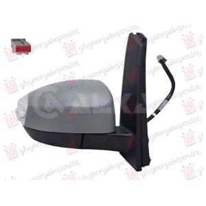 RETROVIZOR ELEKTRICNI SA GREJACEM PM (ELEKTRO-SKLOPIV) (MIGAVAC) (SVETLO) (10 PIN) (KONVEKSNO STAKLO) Desna str. FORD C-MAX II (2014-2019) (OEM: 1405067, 1500039, 2002855)