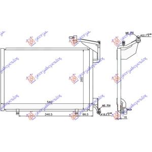 HLADNJAK KLIME 1.0 i 12V TURBO (54x35x16 FORD B-MAX (2012-) (OEM: 1756411, 1763694, 1806682)