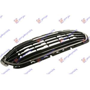 PVC MASKA HROM/CRNA (HROM OKVIR) DIZEL FORD FIESTA (2017-) (OEM: 2118082, H1BB-8200-B5C, H1BB8200B5C)