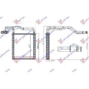 GREJAC KABINE 1.0-1.2-1.4 / 1.1-1.4 (O) HYUNDAI i20 (H/B) (2014-2018) (OEM: 97138C8000)