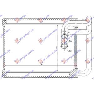 GREJAC KABINE (BR) (150x220x26) HYUNDAI SONATA (2006-2011) (OEM: 971383K000)