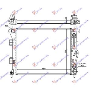 HLADNJAK 1.6 CRDi AUTOMATIK DIZEL (480x395x26) HYUNDAI i30 5D (2012-2014) (OEM: 25310A5850, 25310A5950)