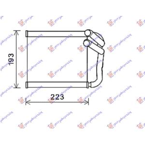 GREJAC KABINE (B) (211x159x27) HYUNDAI i30 5D (2012-2014) (OEM: 97138-A5000, 97138A5000)