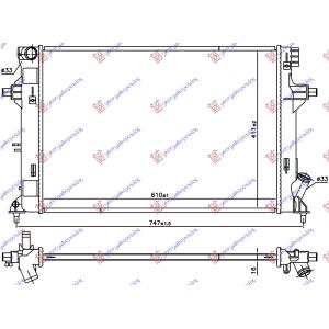 HLADNJAK 1.4-1.6 Mpi BENZIN MANUAL (610x411x16) HYUNDAI i30 FASTBACK (2017-2020) (OEM: 25310F2000)