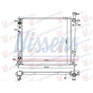 HLADNJAK MOTORA 2.0/2.2 DIZEL (AUTO) (510x480) HYUNDAI SANTA FE (2016-2018) (OEM: 253102W970, 253102W971, 253102W990)