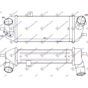 HLADNJAK INTERCOOLERA 1.4-1.6 CRDi (300x135x70) HYUNDAI iX20 (2011-) (OEM: 282712A700, 282712A710)