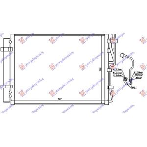 HLADNJAK KLIME A/C 1.4-1.6 CRDi (48.5x36.7) HYUNDAI iX20 (2011-) (OEM: 97606-1P200, 976061P200)