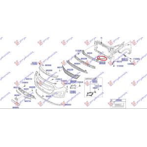 NOSAC PREDNJEG BRANIKA GORNJI BOCNI METALNI (O) Desna str. HYUNDAI i10 (2010-2013) (OEM: 86552-0X200, 865520X200)