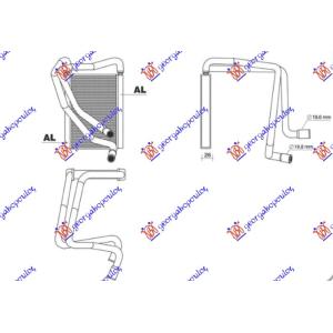 GREJAC KABINE (122x194) HYUNDAI i10 (2010-2013) (OEM: 971380-X000, 971380X000)