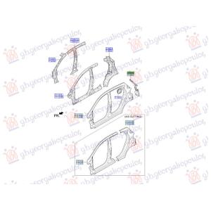 OKVIR STOP LAMPE (O) Leva str. HYUNDAI i10 (2013-2016) (OEM: 71550-B9000, 71550B9000)