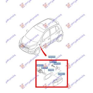 MIGAVAC U KRILU (O) Leva str. HYUNDAI i10 (2013-2016) (OEM: 92303-B9000, 92303B9000)